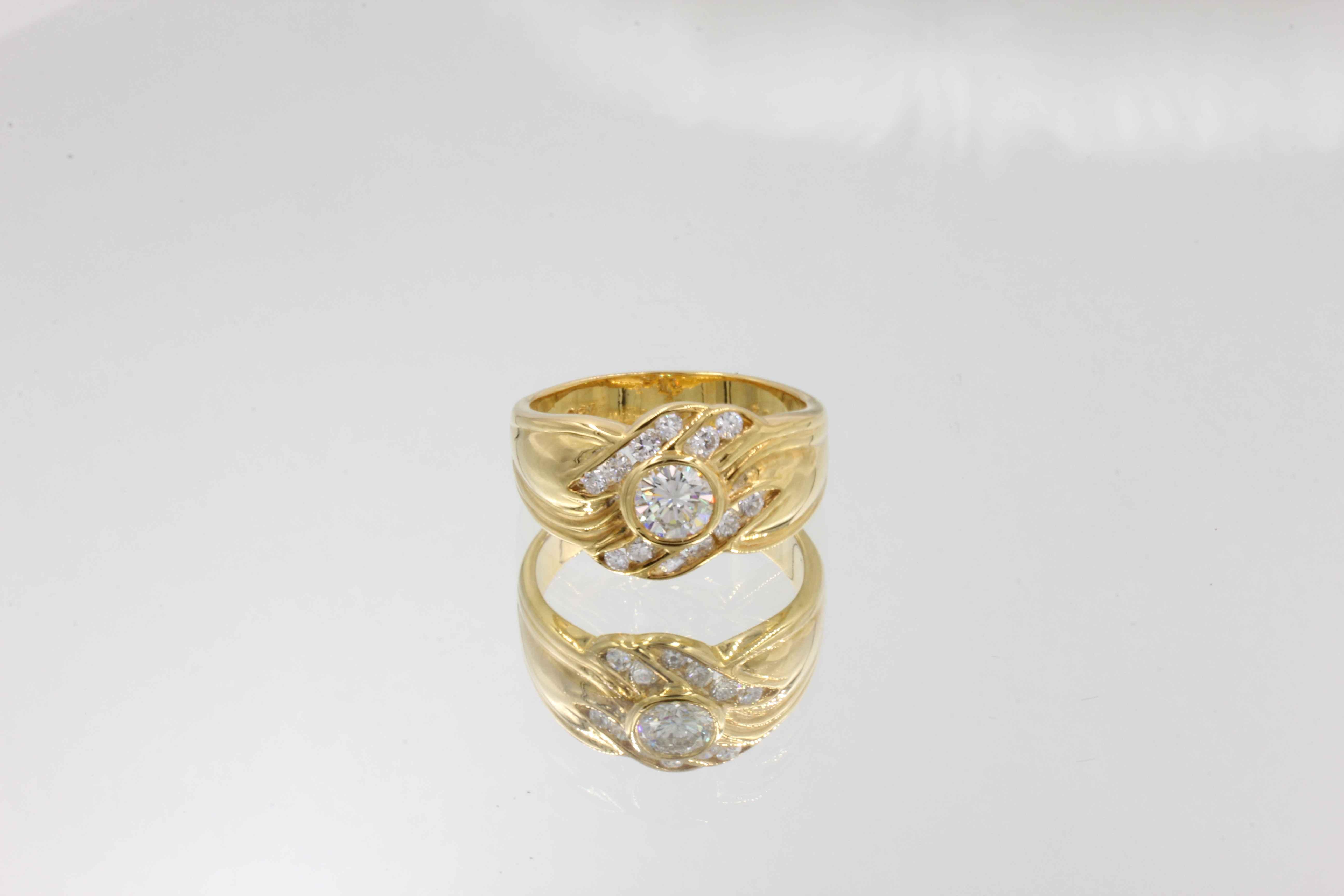 0.33ct 造型18K金淑女鑽戒台